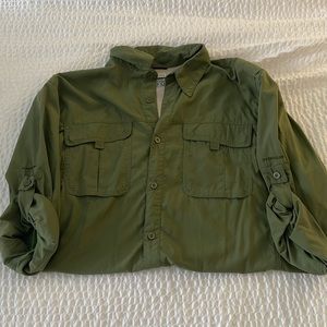 Columbia Men’s Omni-dry Titanium Outdoor Ventilated Hiking Shirt. Sz X-Large.